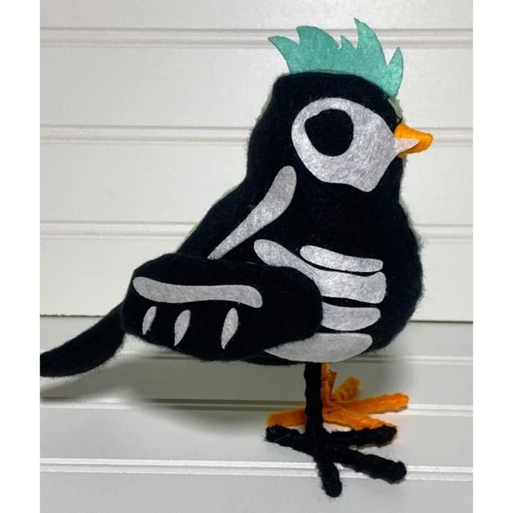 Target Featherly Friends Hyde & EEK SKELLY Halloween Skeleton Bird 2025 Reunion